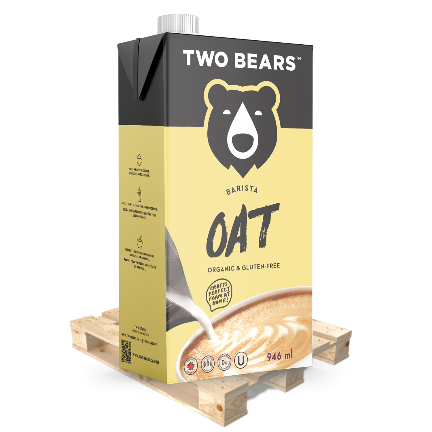 PALLET Barista Unsweetened Oat (150 x Six Packs = 900 Tetrapaks)