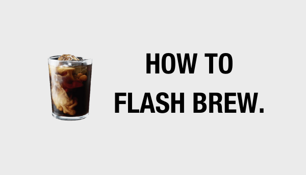 6 simple steps to flash brew coffee at home