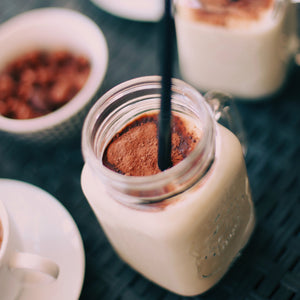 Oat Milk, Chocolate & Chia Seed Smoothie