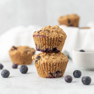 Blueberry Oat Milk Muffins