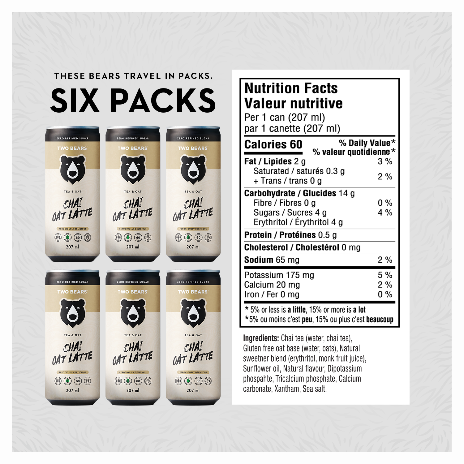 Frothed Chai Tea Oat Latte