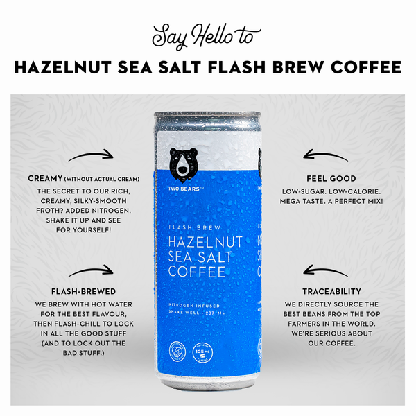 Hazelnut Sea Salt Flash Brew Coffee