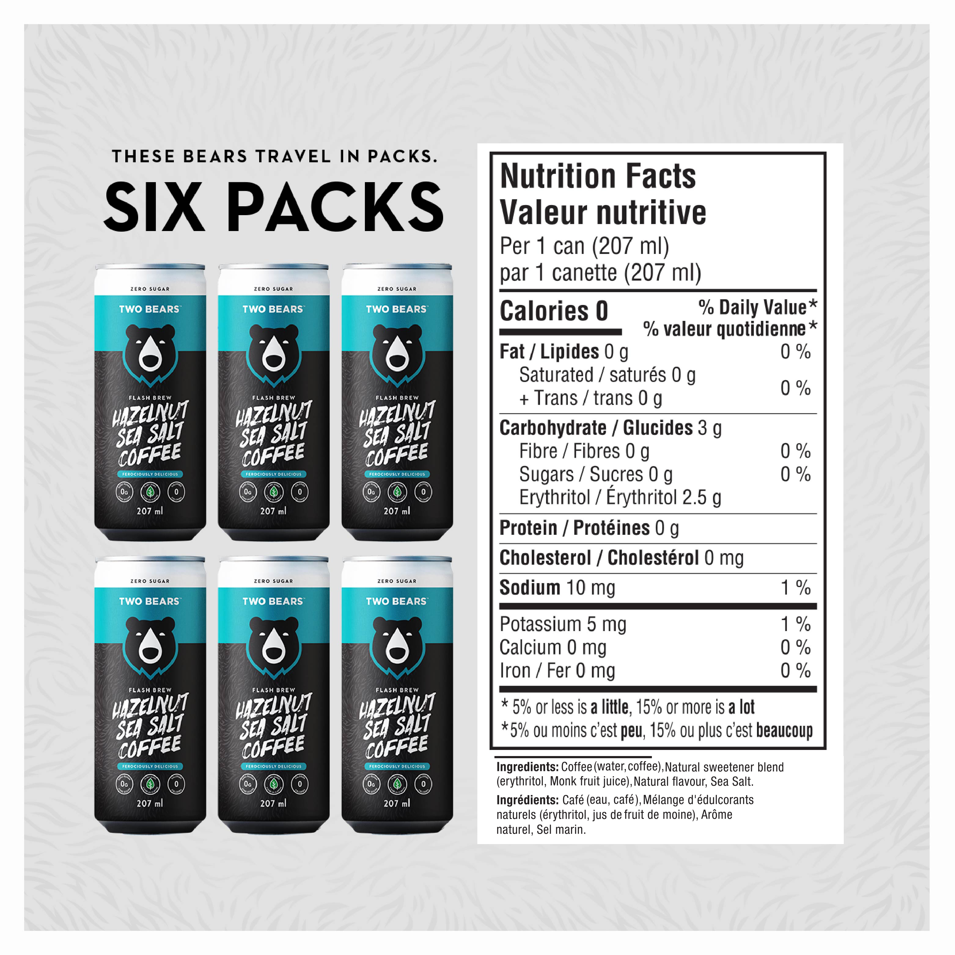 Hazelnut Sea Salt Flash Brew Coffee