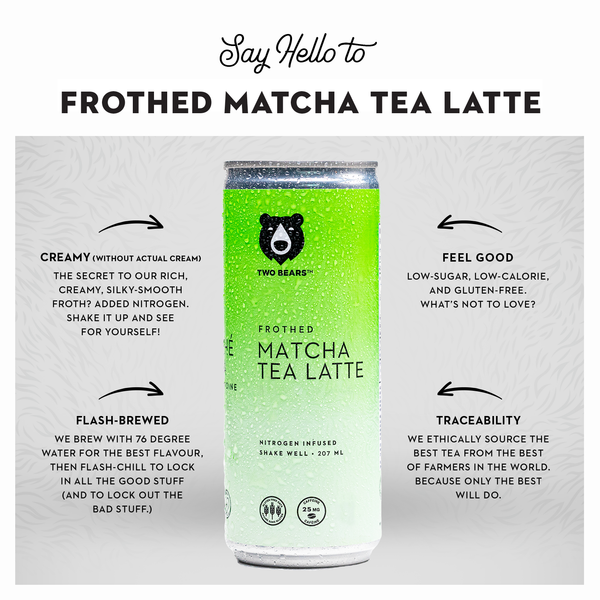 Frothed Matcha Tea Oat Latte