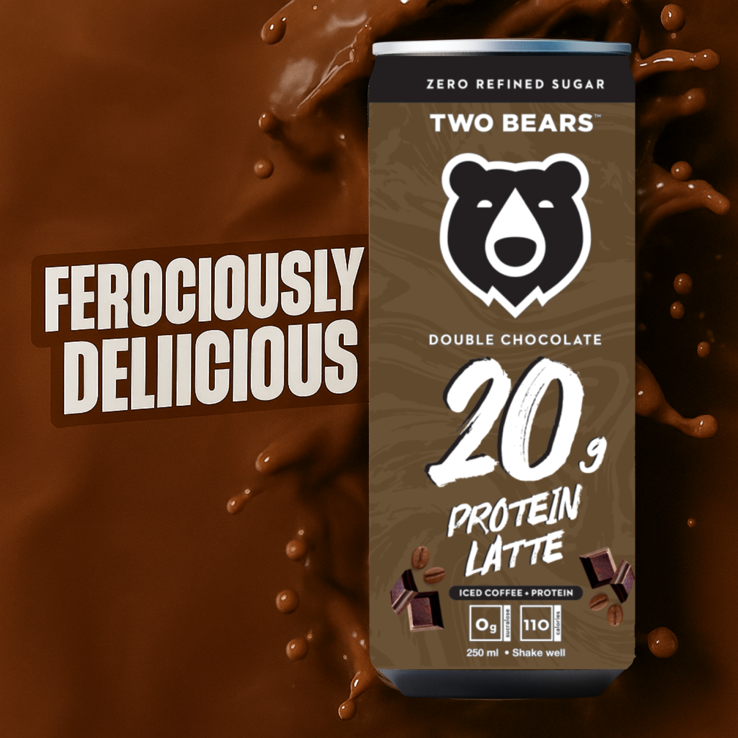 Double Chocolate Protein Latte