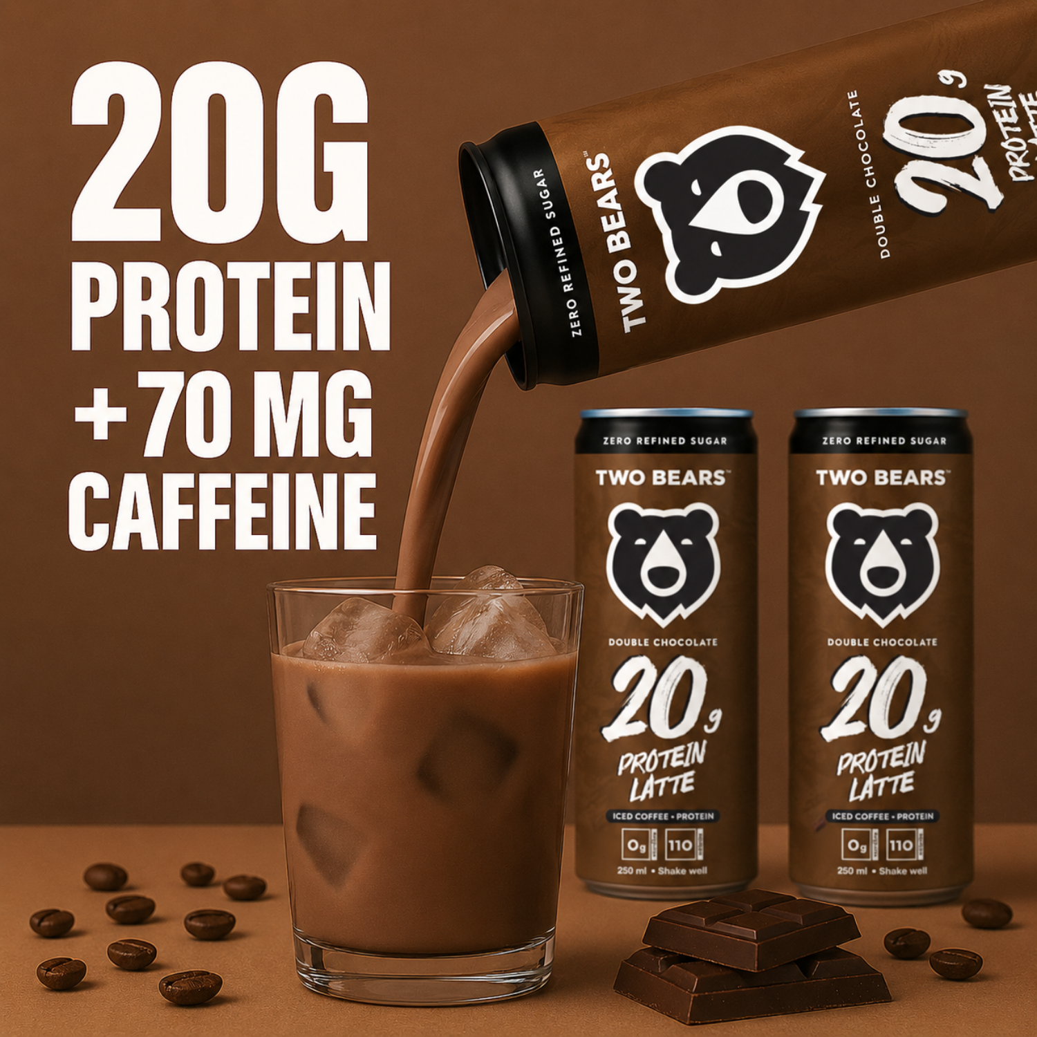 Double Chocolate Protein Latte