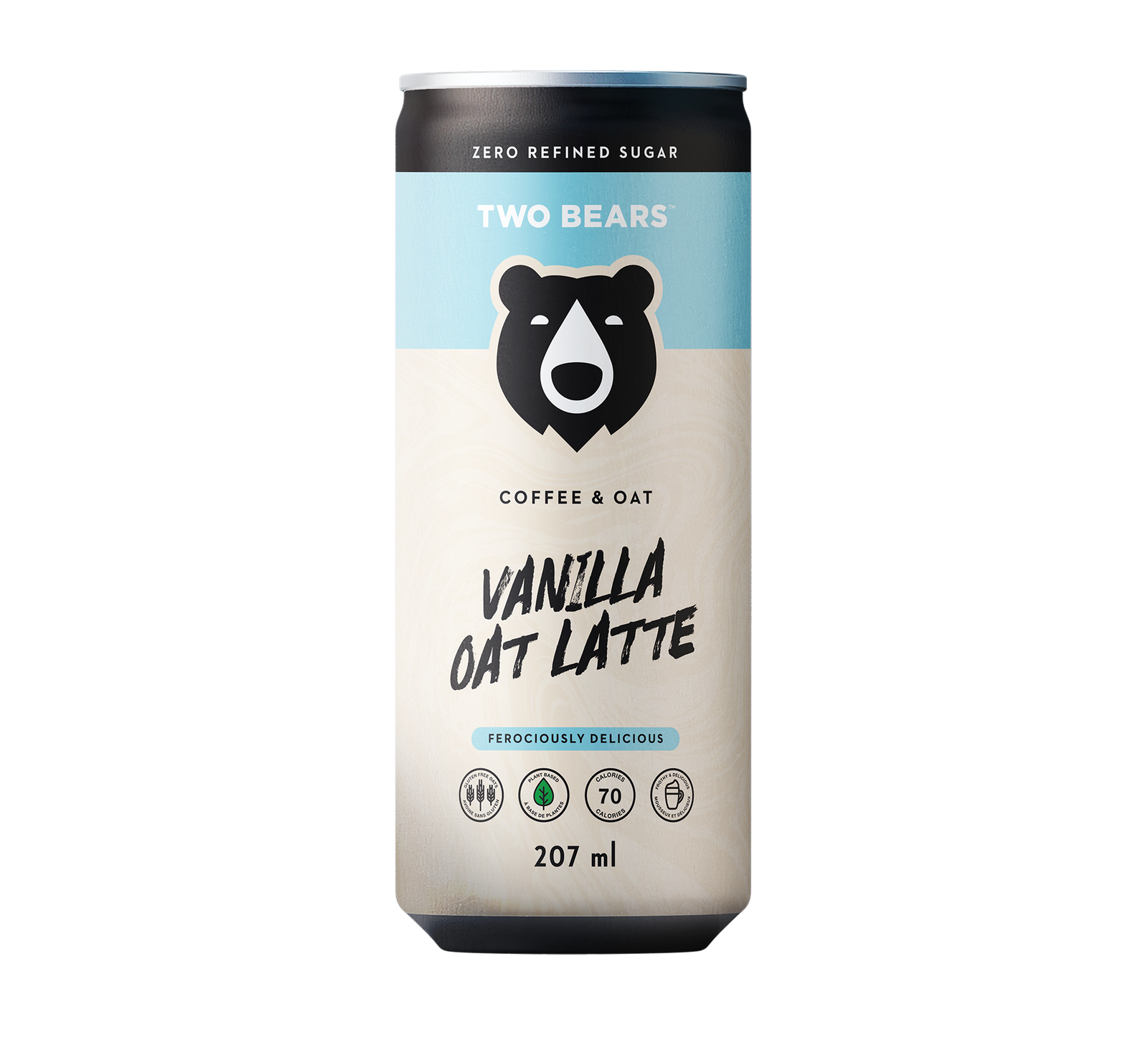 Frothed Vanilla Oat Latte (12 x six packs = 72 cans)