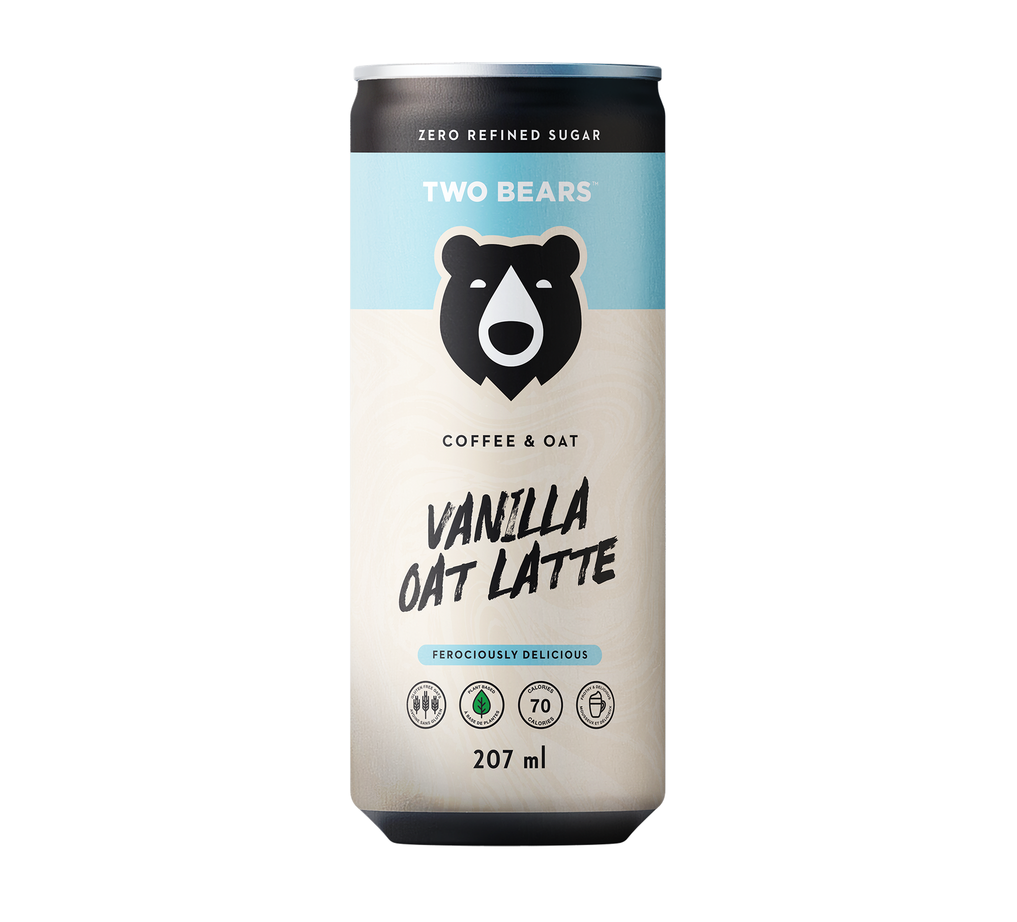 Frothed Vanilla Oat Latte (12 x six packs = 72 cans)