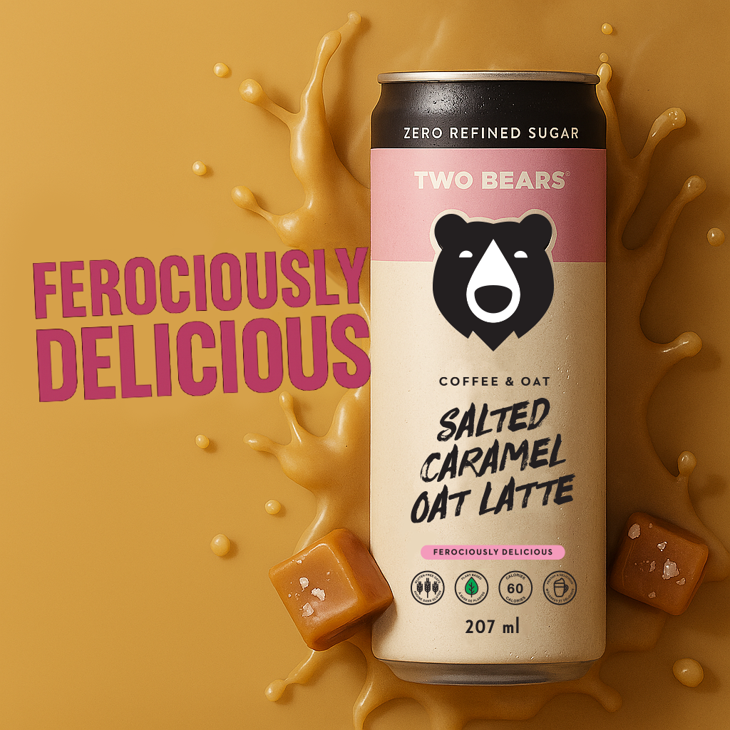 Frothed Salted Caramel Oat Latte