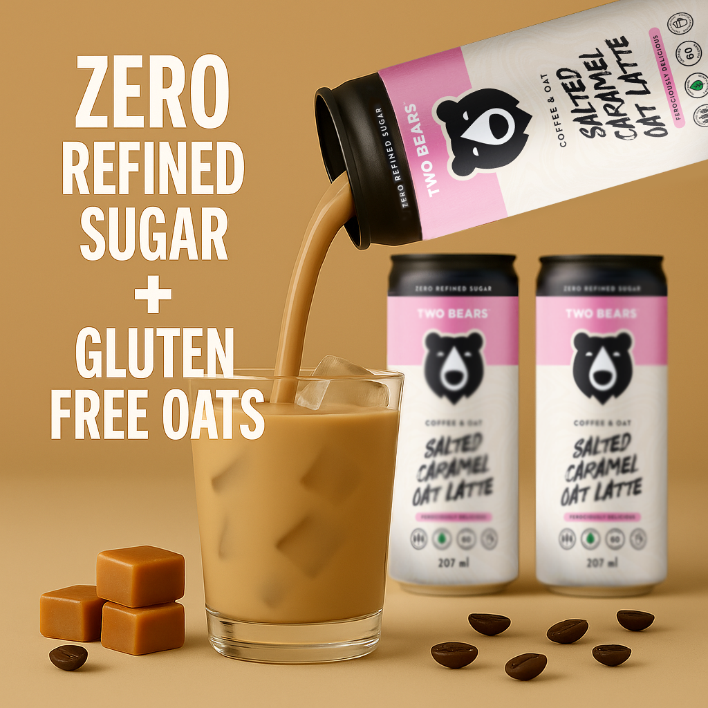 Frothed Salted Caramel Oat Latte