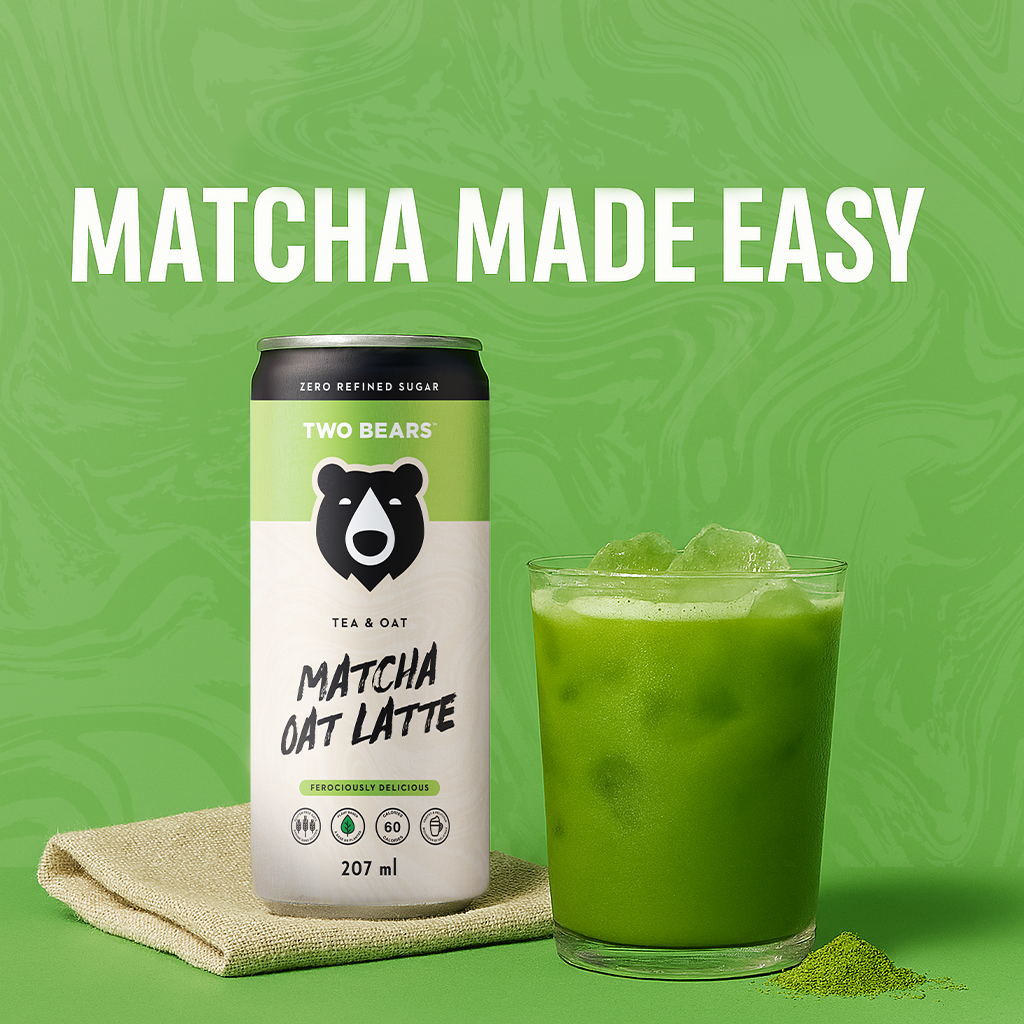 Frothed Matcha Tea Oat Latte