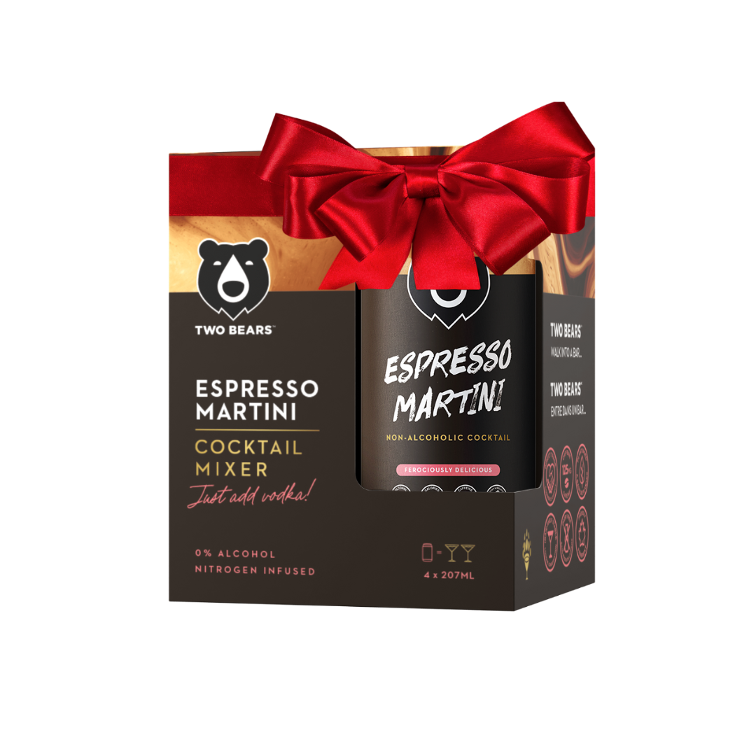 Espresso Martini Bundle – 4 Mixers, Shaker & Glasses | Two Bears Espresso Martini Bundle – 4 Mixers, Shaker & Glasses | Two Bears