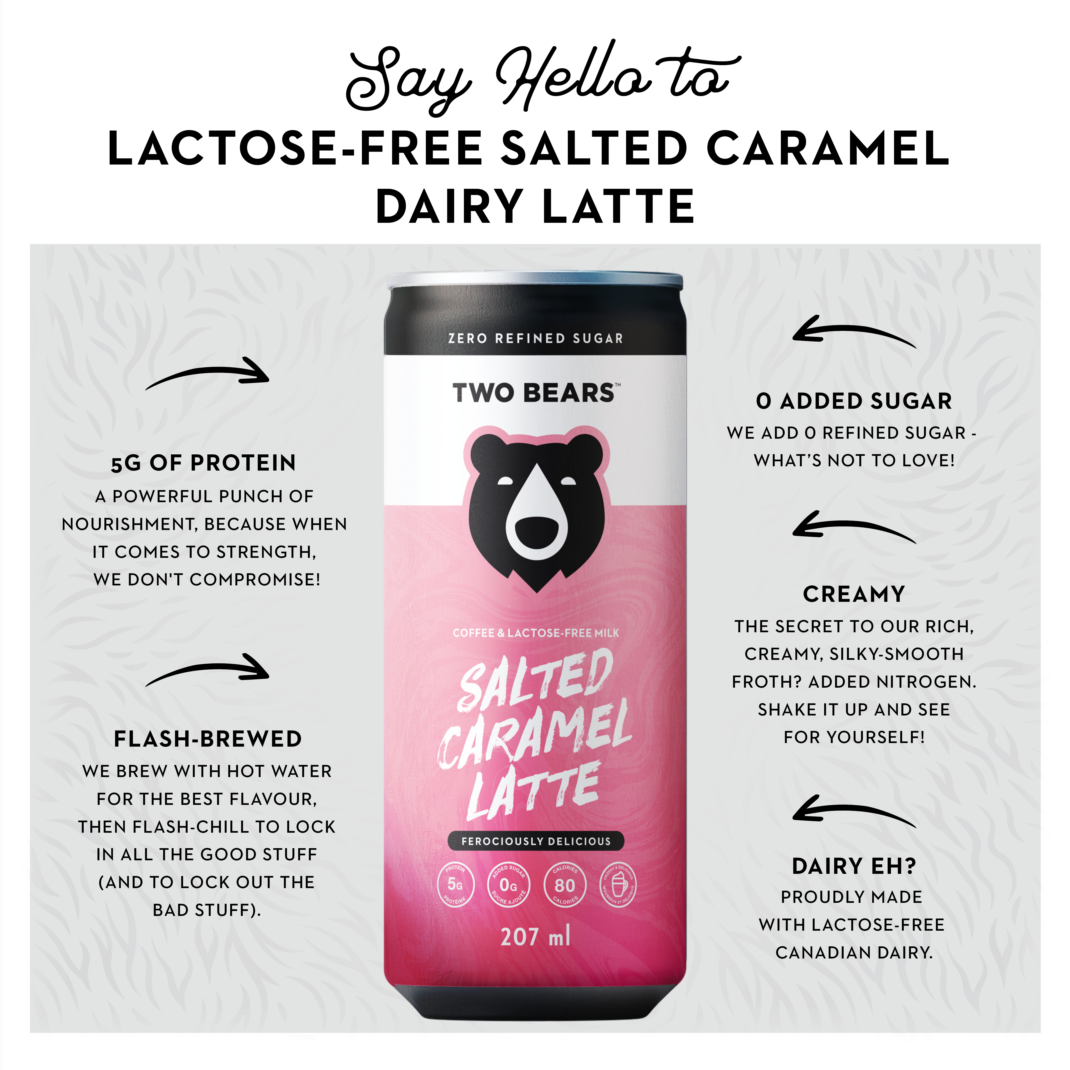 Lactose-Free Dairy Salted Caramel Latte