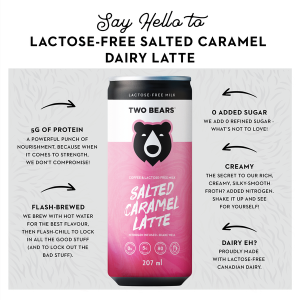 Lactose-Free Dairy Salted Caramel Latte