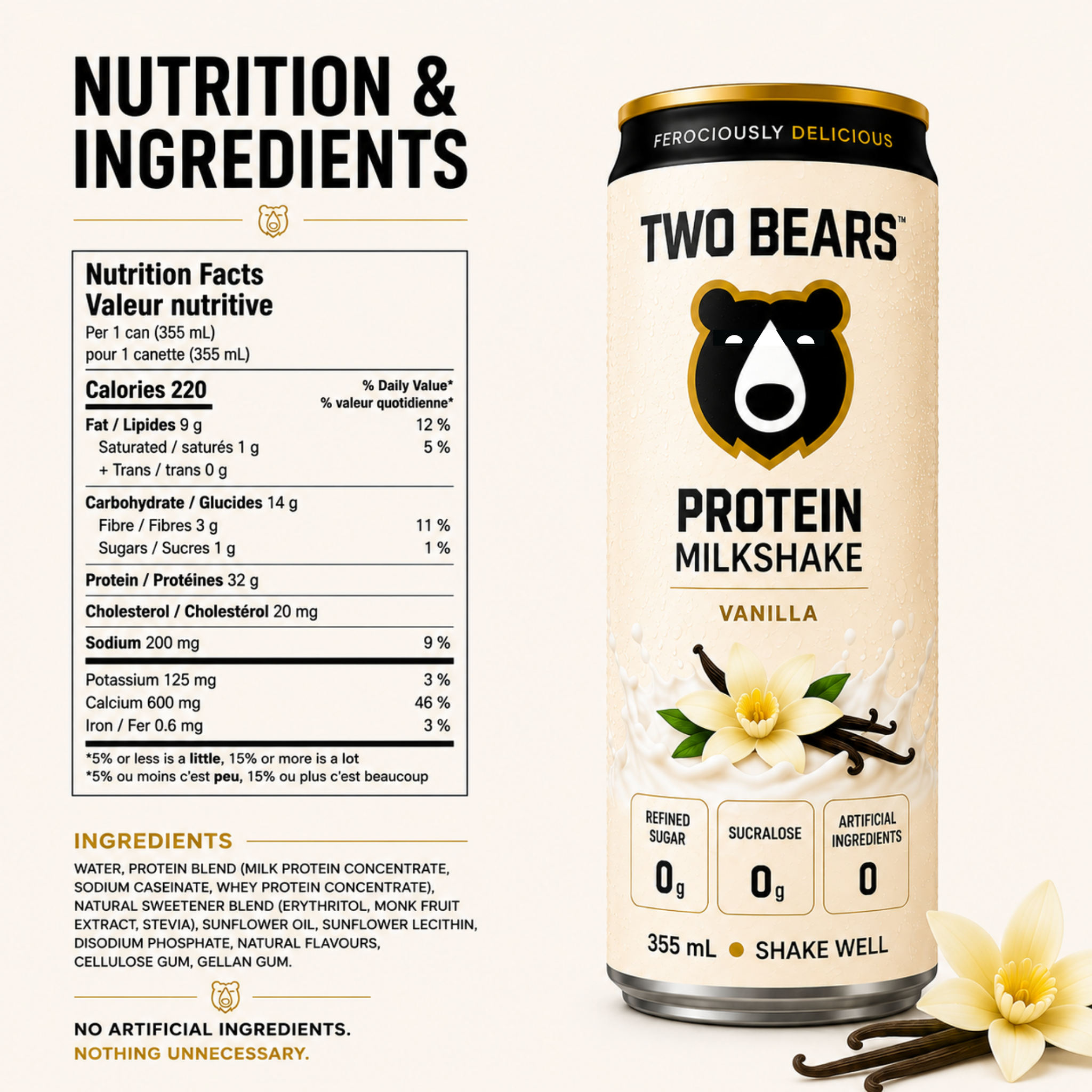 Vanilla 32g Protein Milkshake
