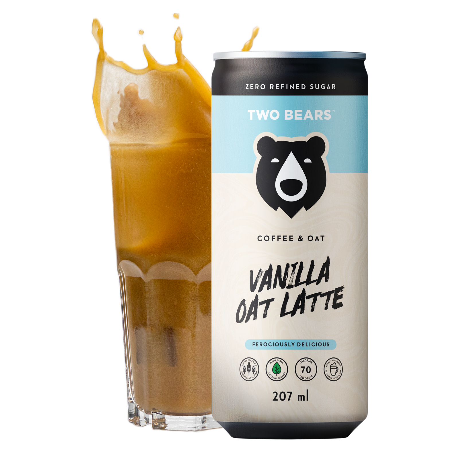Frothed Vanilla Oat Latte (12 x six packs = 72 cans)