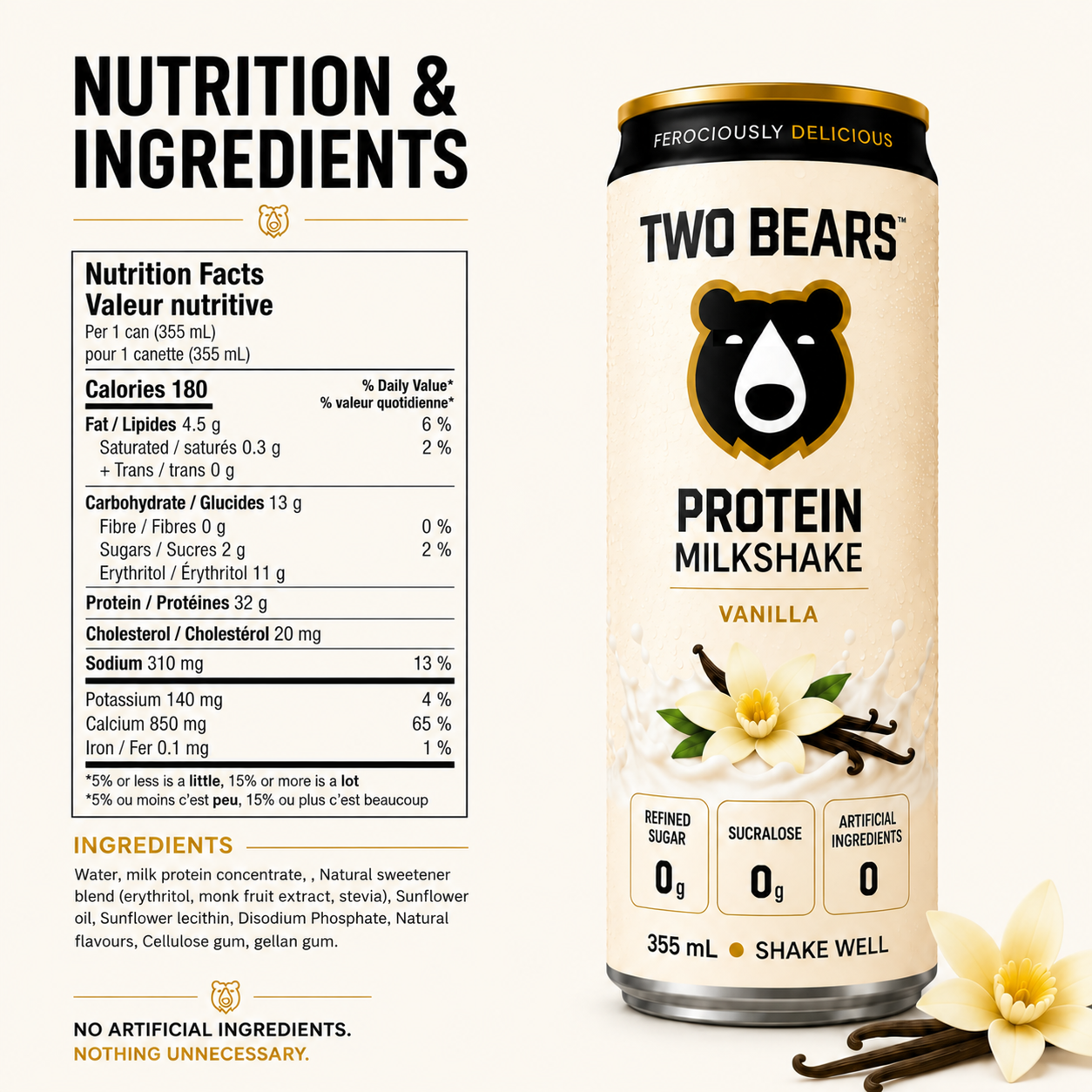 Vanilla 32g Protein Milkshake