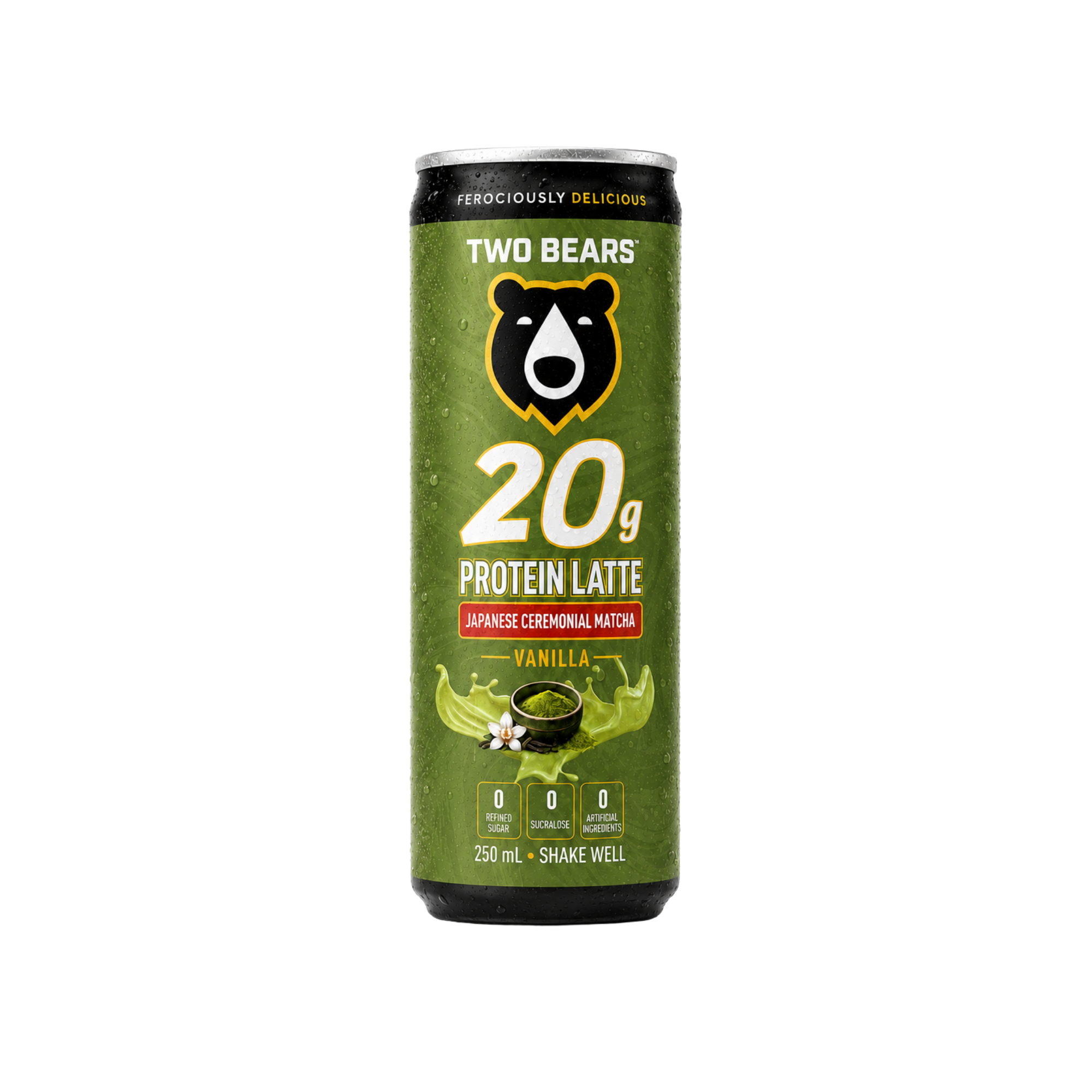 Vanilla Matcha Protein Latte