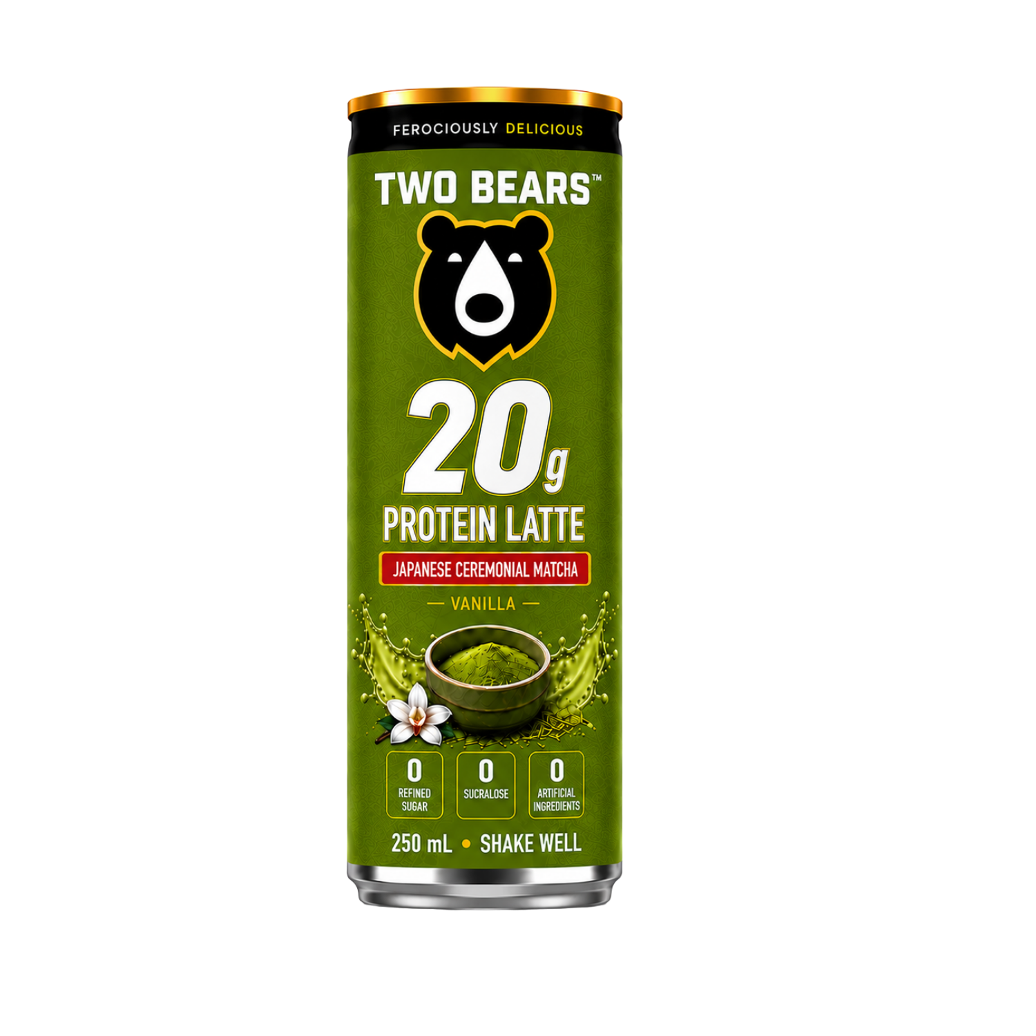 Vanilla Matcha Protein Latte